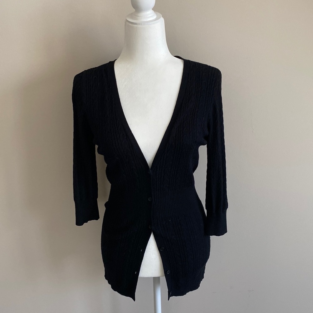 BCBG MaxAzria Cable Knit Cardigan